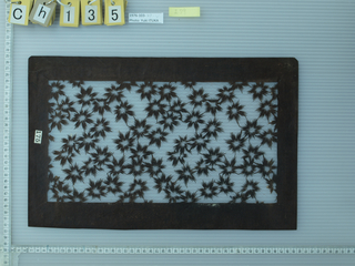 Katagami, Abstract Maple Leaf Motif