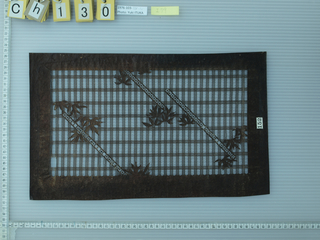 Katagami, Bamboo on lattice motif