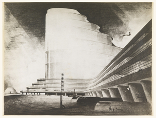 Print, Proposal for Airline Terminal