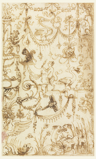 Drawing, Design for Grotesque Decoration