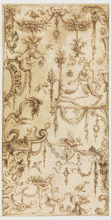 Drawing, Design for Grotesque Decoration