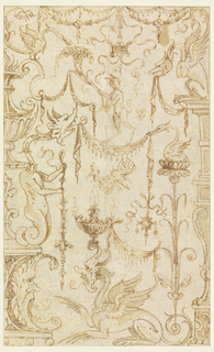 Drawing, Design for Grotesque Decoration
