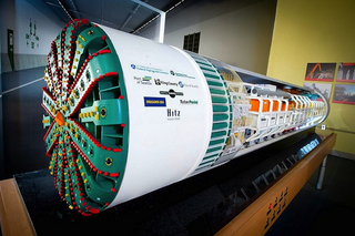 Model, Earth Pressure Balance (EPB) Shield Tunneling Machine ("Big Bertha")