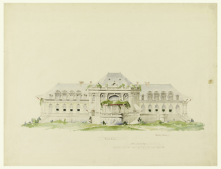 Drawing, Clubhouse and Golf Club, Newport, Rhode Island