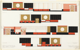 Drawing, Elevations of Mike Lyman's Restaurant, Los Angeles, CA