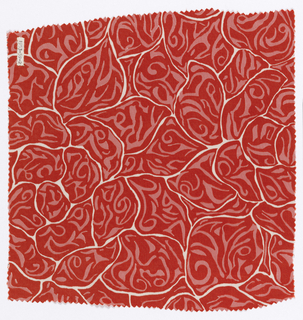 Textile, Abstract Rose