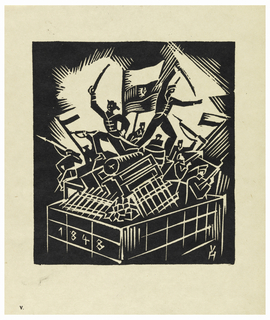 Print, 1848, Plate V, "Sest Dob Nashi Historie" Portfolio