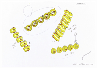 Drawing, Design for Bracelets