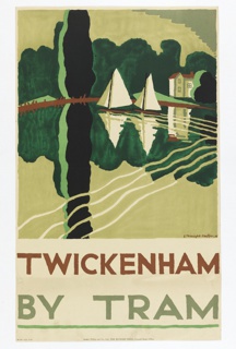 Poster, Twickenham by Tram