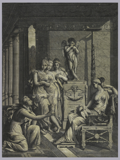 Scenic, Psyche Bringing Venus a Goblet of Water from the Fountain of Youth