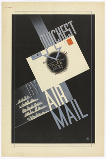 Poster, Quickest by the Air Mail