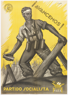 Poster, ¡Avancemos! /Partido Socialista (We Go Forward! Socialist Party)