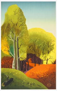 Poster, Autumn Woods