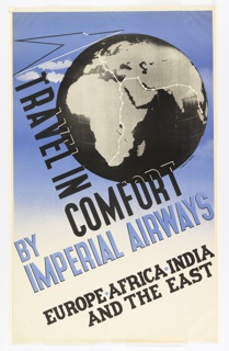 Poster, Travel in Comfort By Imperial Airways