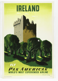 Poster, Ireland, Fly Pan American