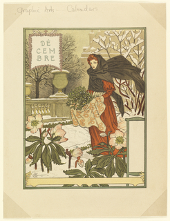 Print, December, from La Belle Jardinière