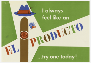 Label, Advertisement  for El Producto