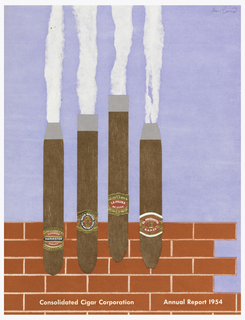 Pamphlet, Consolidated Cigar Corporation Annual Report, 1954