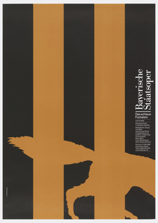 Poster, Bayerische Staatsoper:  Das schlaue Fuchslein, Leos Janacek