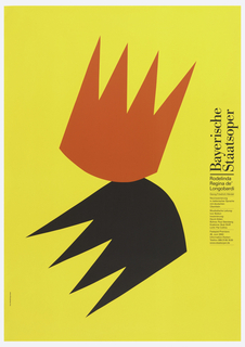 Poster, Baryerische Staatsoper:  Rodelinda/ Regina de Longobardi, Georg Friererich Handel