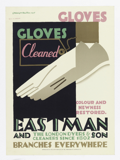 Poster, Gloves Cleaned