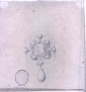 Drawing, Design for a Brooch