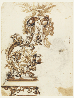Drawing, Design for a Gilt Bronze Ornament