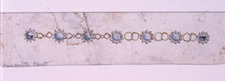 Drawing, Design for a Bracelet with Alternate Suggestions