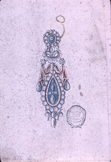 Drawing, Design for an Earring