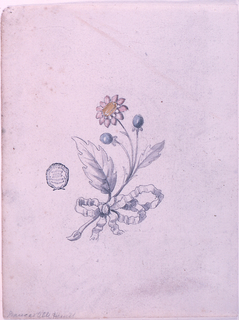 Drawing, Project for a Corsage