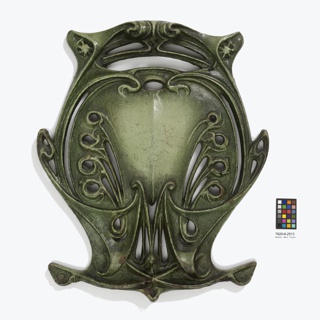 Balustrade Medallion from Entrance to Paris Subway Medallion