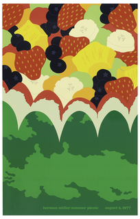 Poster, Herman Miller, Summer Picnic, August 5, 1977