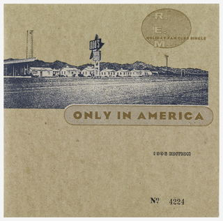 CD Cover, R.EM., Only in America