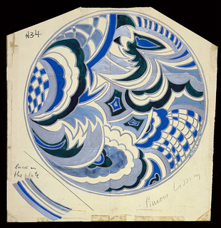 Drawing, Design for a Plate