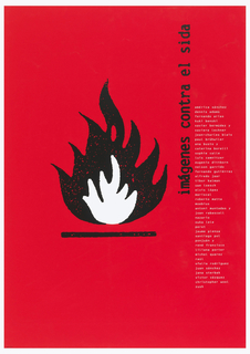 Poster, Imagenes Contra El Sida