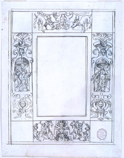 Drawing, Project: decoration for a panel