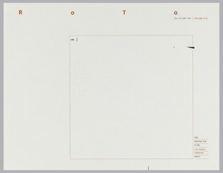 Letterhead, ROTOndi Architects