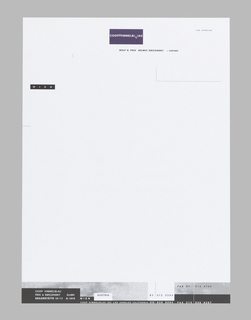 Letterhead, Coop Himmelbau Wien