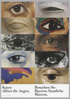 Poster, Bayerns Staatliche Museen: Kunst Öffnet die Augen