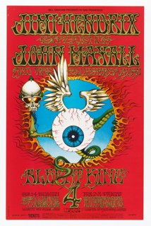 Poster, Jim Hendrix Experience, John Mayall and the Bluesbreakers, and Albert King