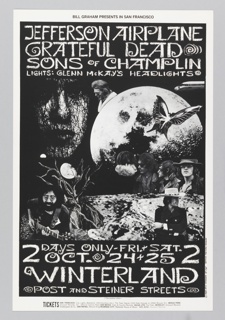 Poster, Jefferson Airplane / Grateful Dead / Sons of Champlin