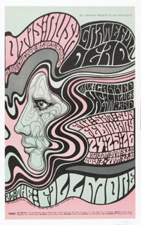 Poster, Otis Rush & His Chicago Blues Band, Grateful Dead, The Canned Heat Blues Band at The Fillmore