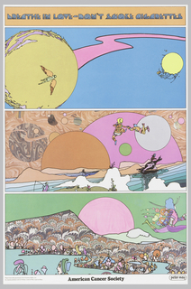 Poster, Breathe in Love – Don't Smoke Cigarettes