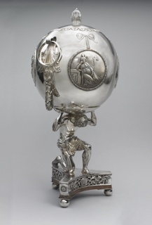 Tea Urn in the Shape of Atlas Supporting the World Tea Urn