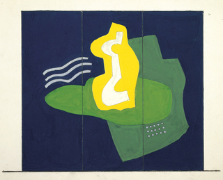 Drawing, Design for Screen with Cubist Motifs