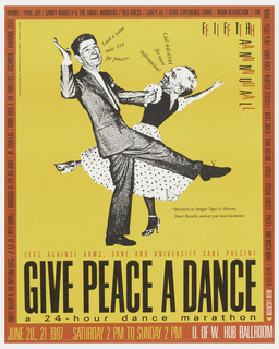 Poster, Give Peace a Dance