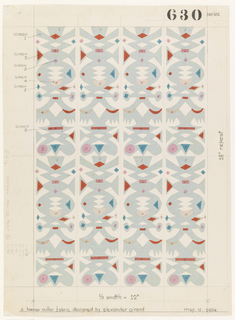 Collage, Textile Design: Cutout, no. 640