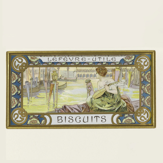 Print, Design for a box of Lefèvre-Utile biscuits