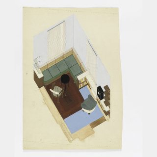 Drawing, Design for Modern Living Room/Bedroom