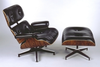 No. 670 (chair),  No. 671 (ottoman) Chair And Ottoman